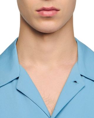 Loose Fit Shark Collar Shirt