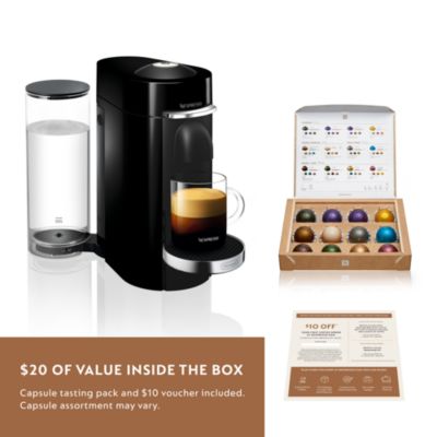 VertuoPlus Deluxe by De'Longhi, Classic Black