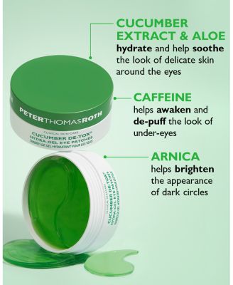 Cucumber De Tox Hydra Gel Eye Patches