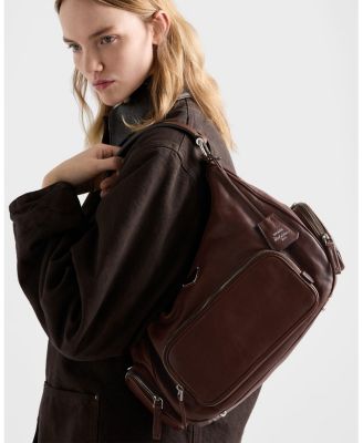  Medium Washed Leather Bag