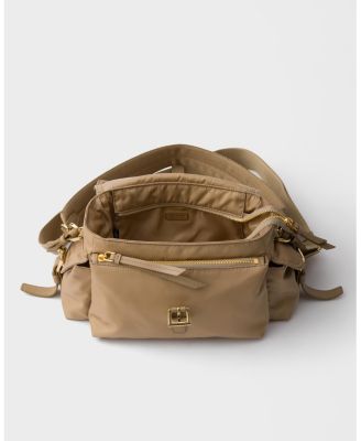 Explore Medium Re-Nylon Shoulder Bag with Flap