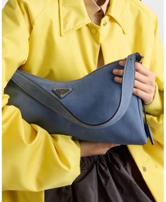 Aimee Large Nubuck Leather Shoulder Bag