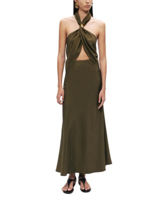  Twist Halter Neck Bustier