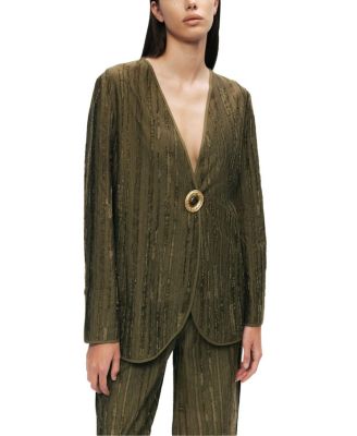  Textured Tailored Jacket