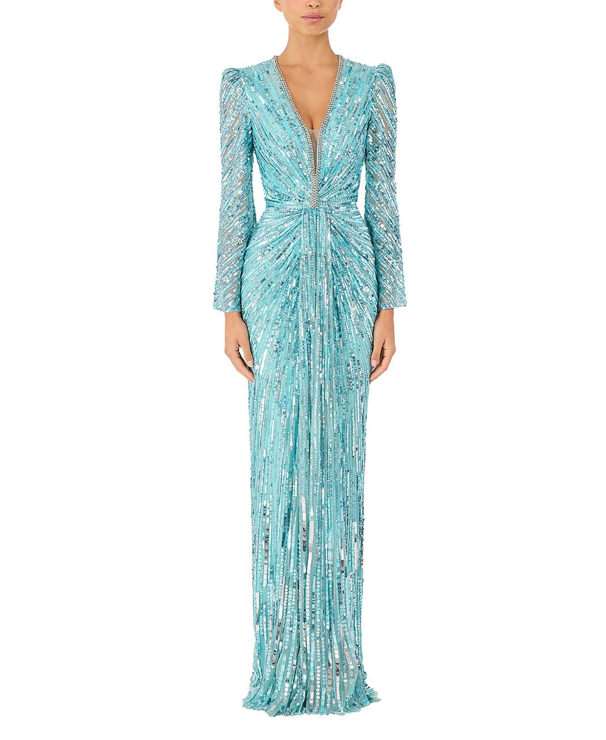 Jenny Packham Darcy Sequin-Embellished Dress