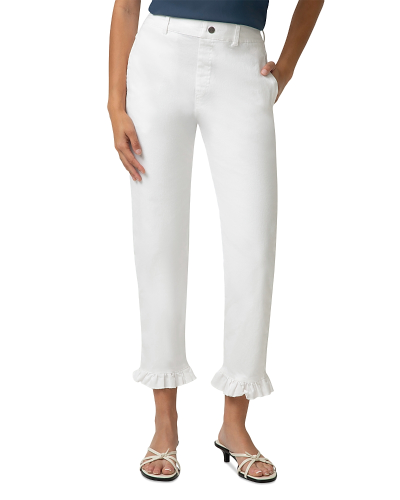 Hue Ultra Soft Ruffled Denim Skimmer Pants