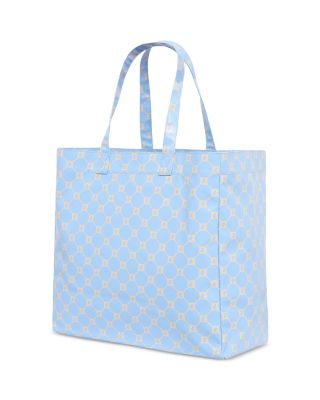 Lola Monogrammed Canvas Tote Bag
