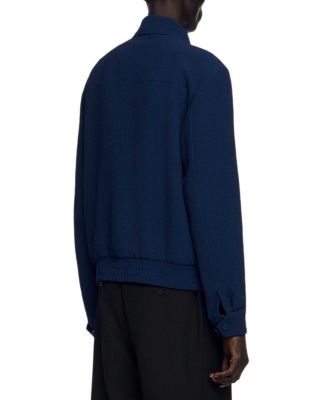 Textured Zip Up Jacket