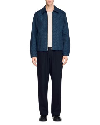 Square Cross Denim Jacket