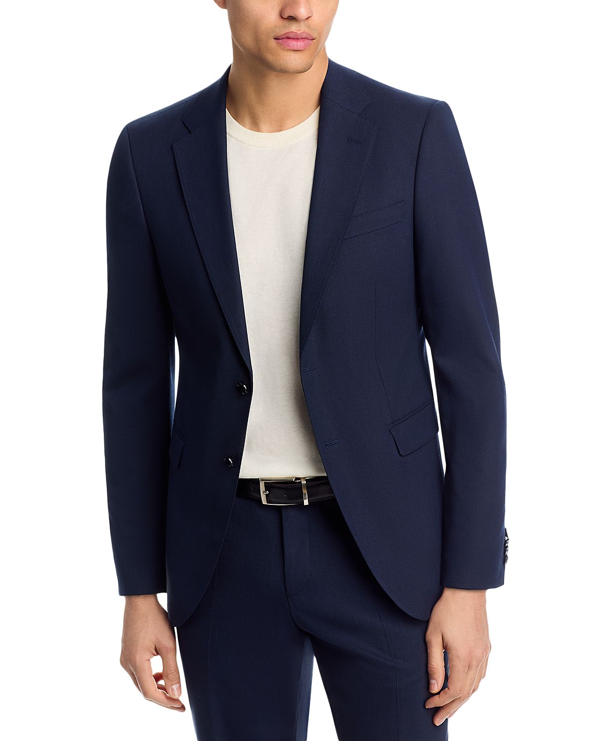 Boss Reymond Extra Slim Fit Textured Performance Wool Suit Jacket