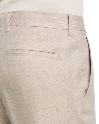 Genius Linen & Lyocell Hopsack Slim Fit Suit Pants