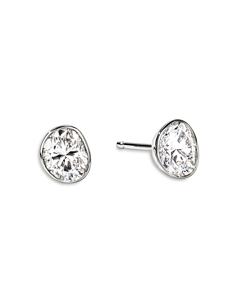 John Hardy Sterling Silver Jh Lovestruck Lab Grown Diamond Stud Earrings