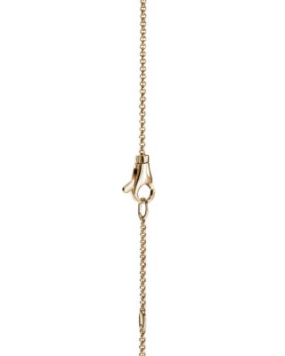 14K Yellow Gold JH Lovestruck™ Lab Grown Diamond Solitaire Bezel Pendant Necklace, 16-18"