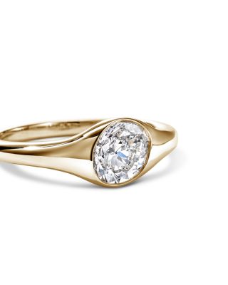 14K Yellow Gold JH Lovestruck™ Lab Grown Diamond Oval Solitaire Ring