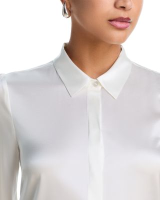 Maxwell Silk Blend Blouse