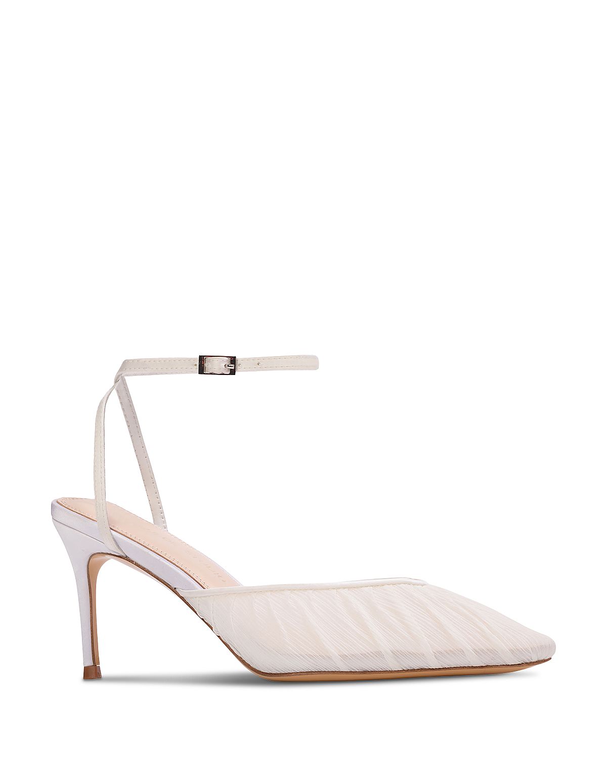 Black Suede Studio Women's Melody Ankle Strap Sandals