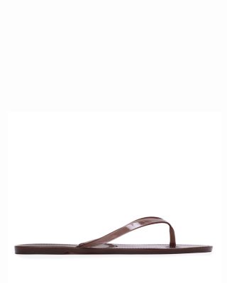 Women's Crystal Jelly Flip Flops