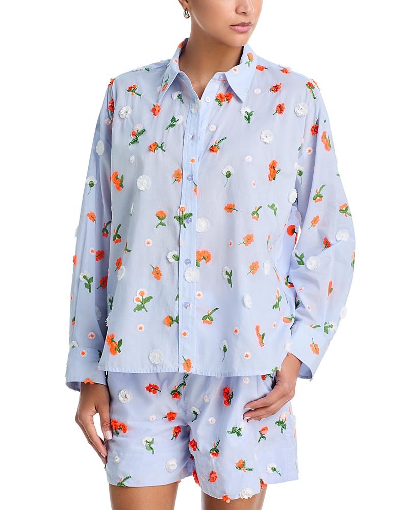Essentiel Antwerp Embroidered Embellished Shirt