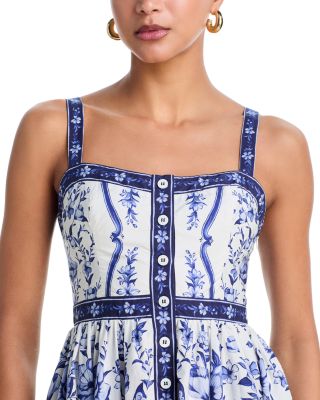 Porcelain Garden Mini Dress