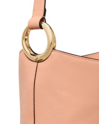 Halo Leather Bucket Bag
