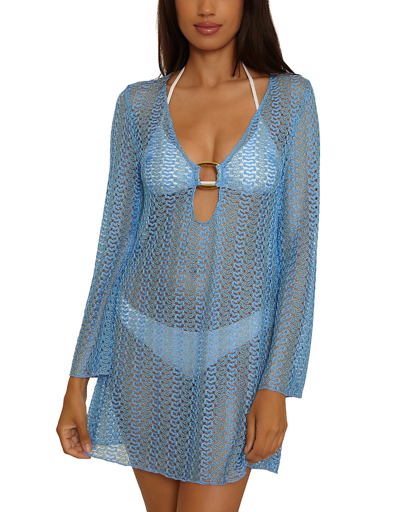 Becca by Rebecca Virtue Lace Tunic Swim Cover-Up