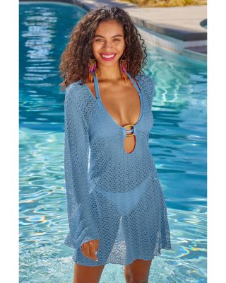 Lace Tunic Swim Cover-Up