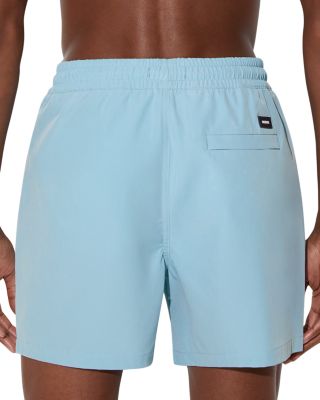 Plain 4.9" Drawstring Swim Shorts