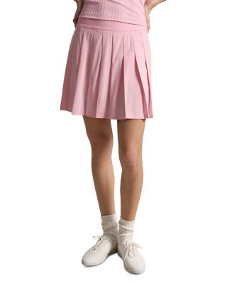 Pleated A Line Performance Skort