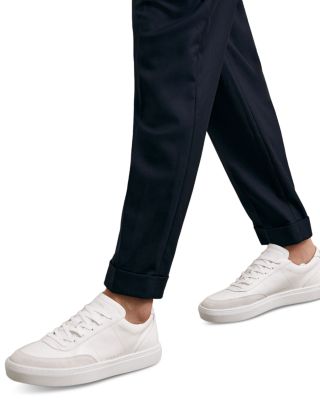 Men's Suede Toe Leather Sneakers