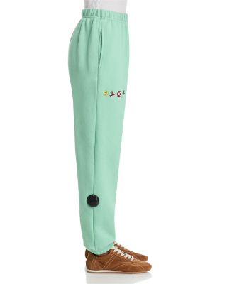 Mini Embroidered Crewneck Pullover & Classic Sweatpants