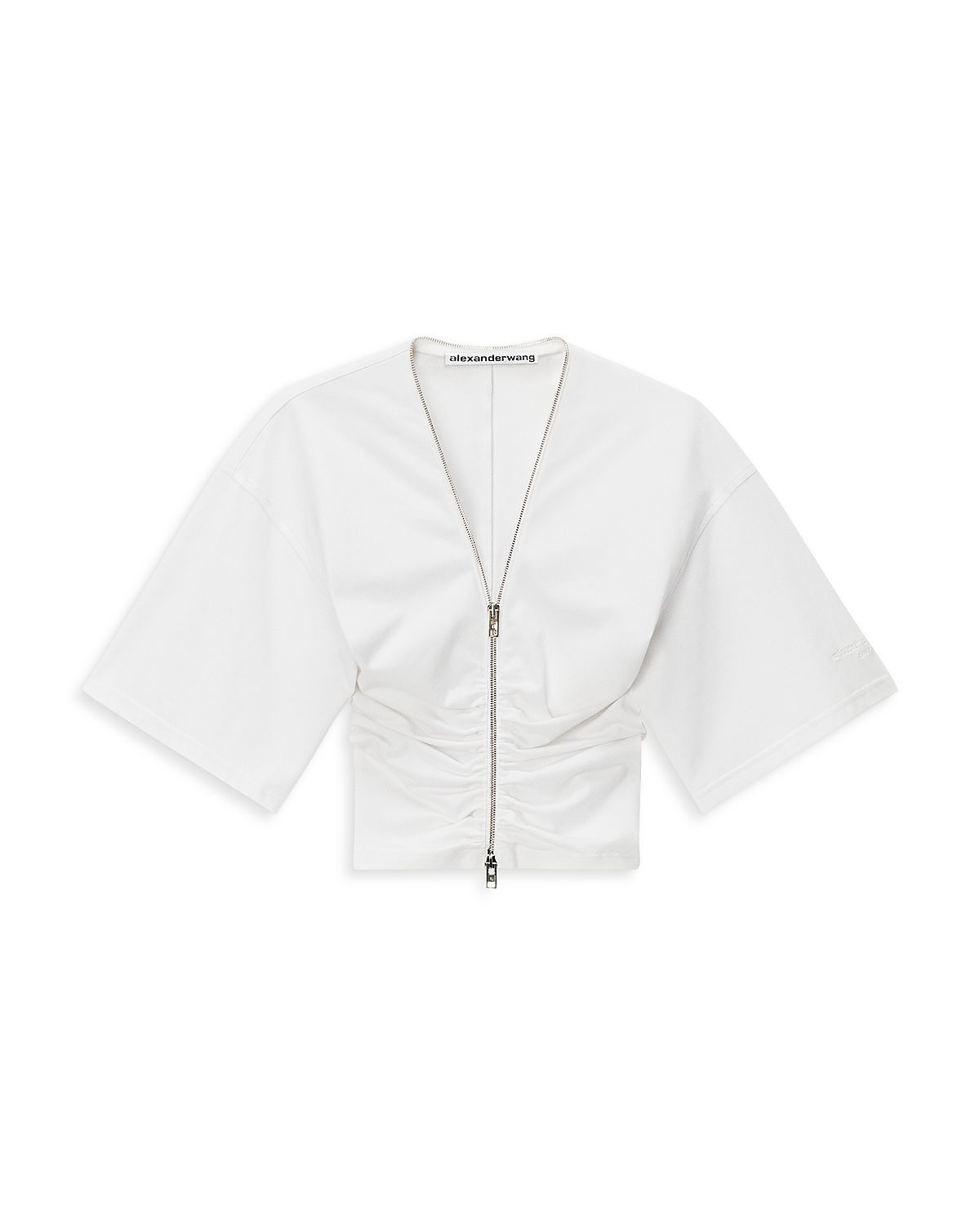 alexanderwang Gathered Zippered Top