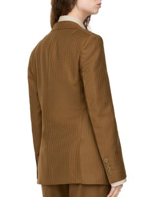 Wool Mohair Tailored Jacket