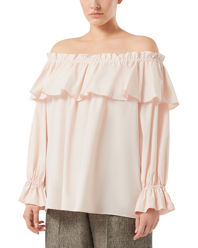 Marina Rinaldi Mrnstrano Off-the-Shoulder Top