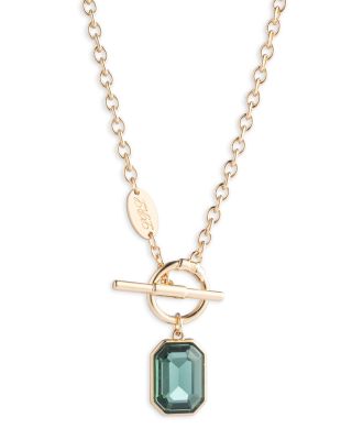 Stone Pendant Necklace, 16"