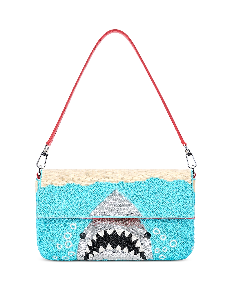 Staud Timmy Beaded Convertible Clutch Shoulder Bag