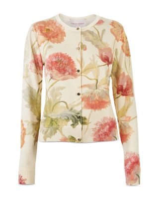 Printed Cardigan Sweater