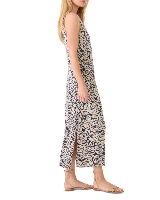 Contrast Swirl Heather Dress