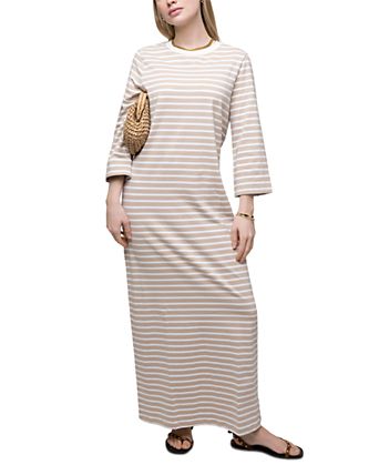 long sleeve maxi t shirt dress black The Shea Long T-Shirt Dress 3 L rounded hemline and midi length boohoo Women's Plus Size Long