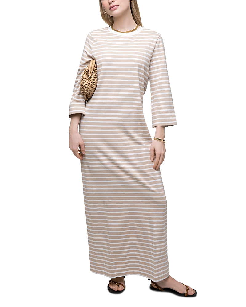 Point Stripe Maxi Dress