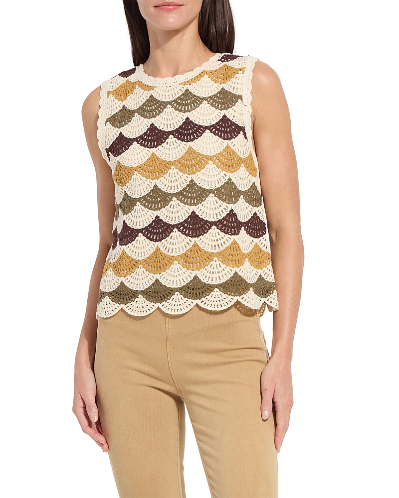 Lysse Faye Crochet Knit Shell
