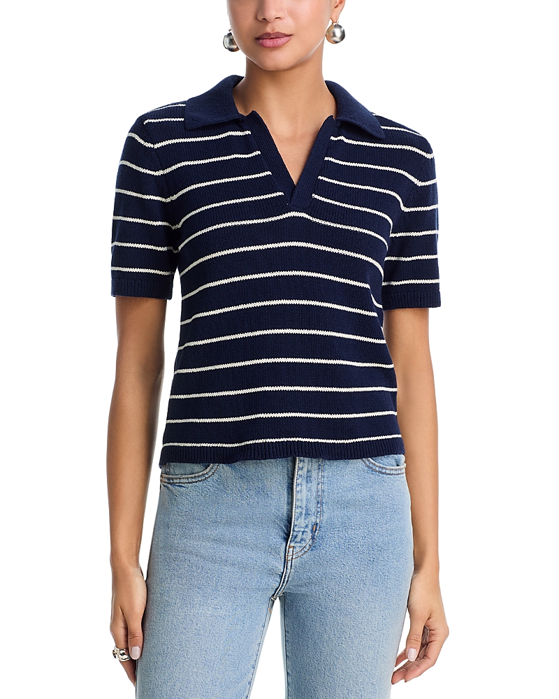 Frame The Striped Easy Polo