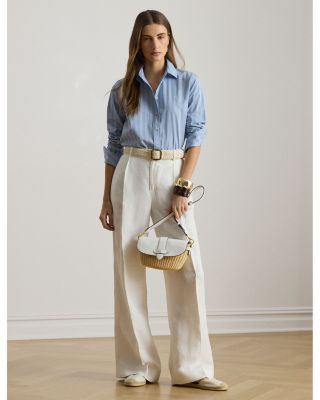 Classic Fit Striped Broadcloth Shirt