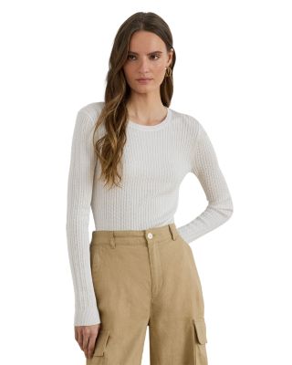 Mini Cable Crewneck Sweater