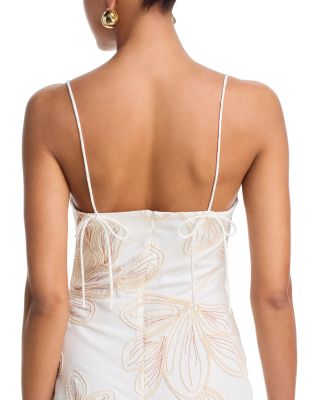 Spaghetti Strap Tie Mini Dress