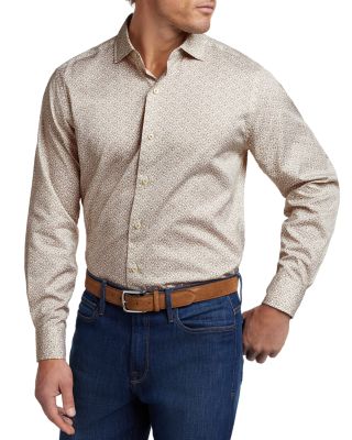 Micro Paisley Print Shirt