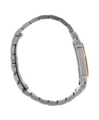 Santos de Cartier Galbee Quartz Watch in Stainless Steel and Gold 29mm