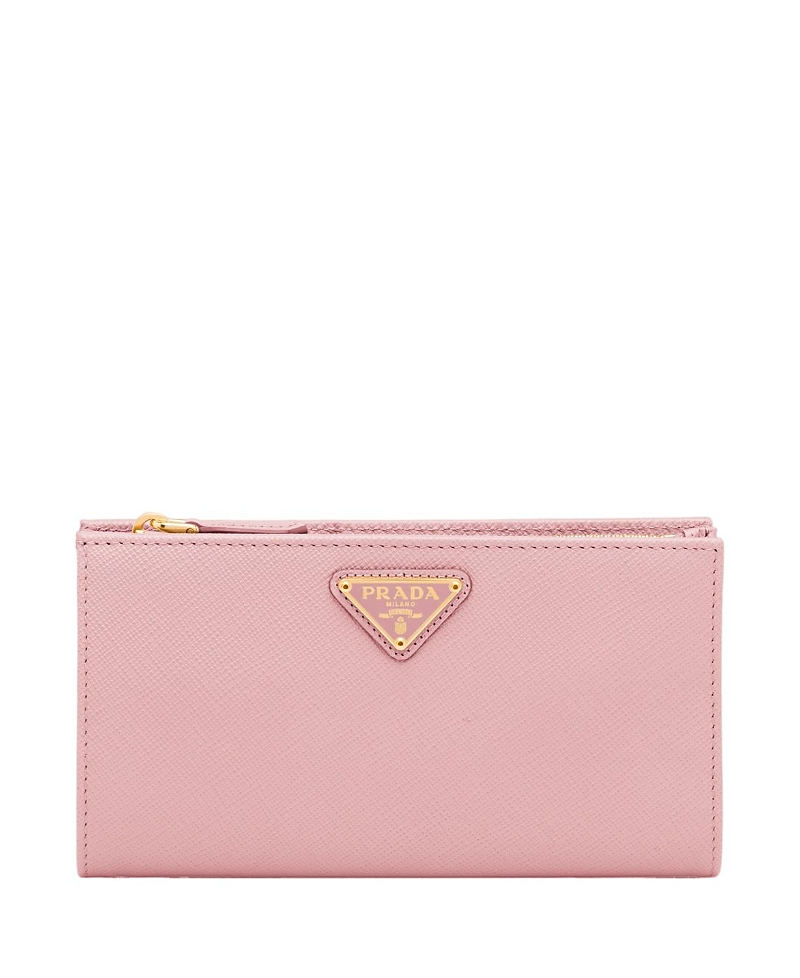 Prada Large Saffiano Leather Wallet · OS