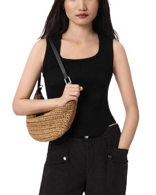Luna Micro Raffia Handbag