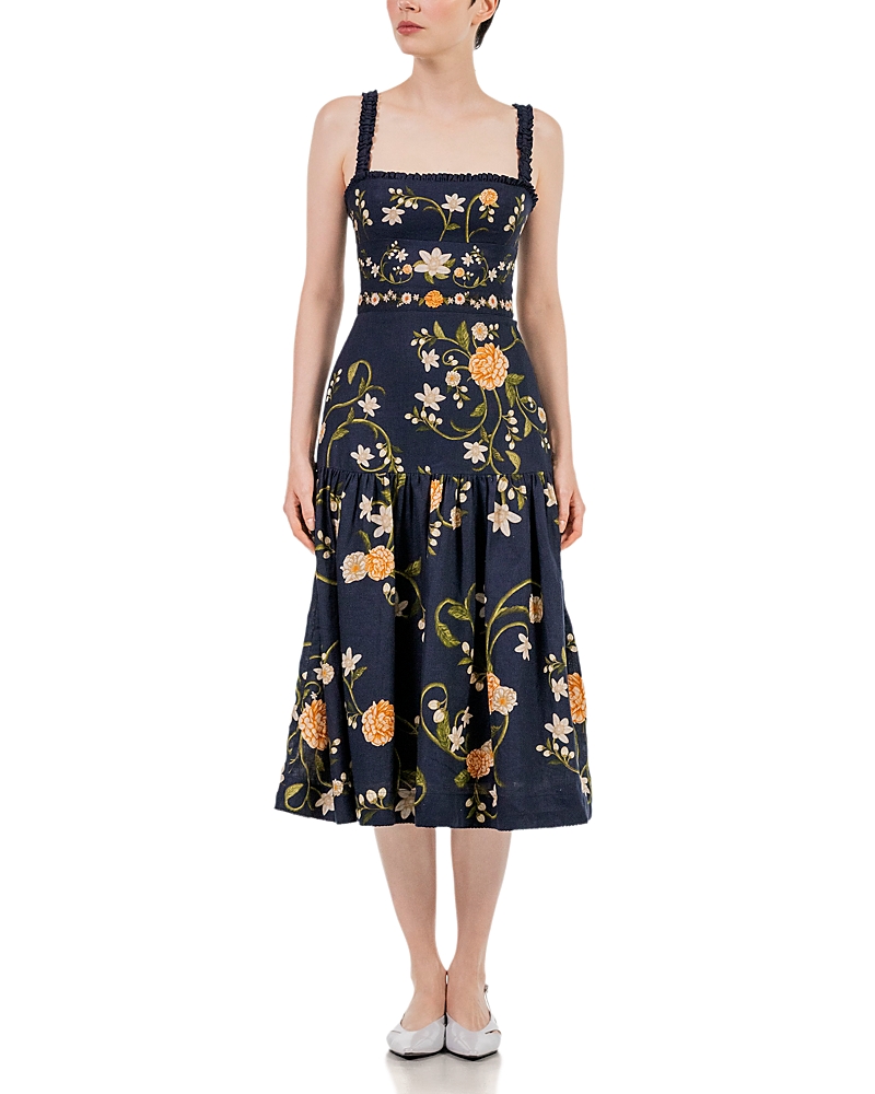 Agua By Agua Bendita Agua Bendita Nispero Valle Midi Dress · M