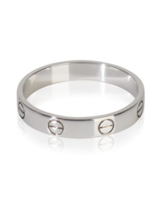 Small Model Love 18k White Gold Ring